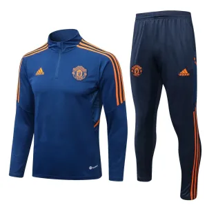 MANCHESTER UNITED BLUE TECHNICAL SOCCER TRAINING KIT 2022-23