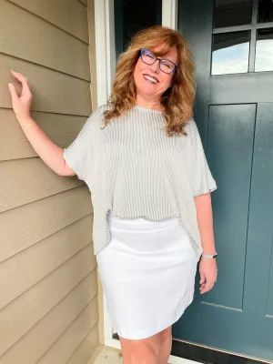 Match Point Skort in White