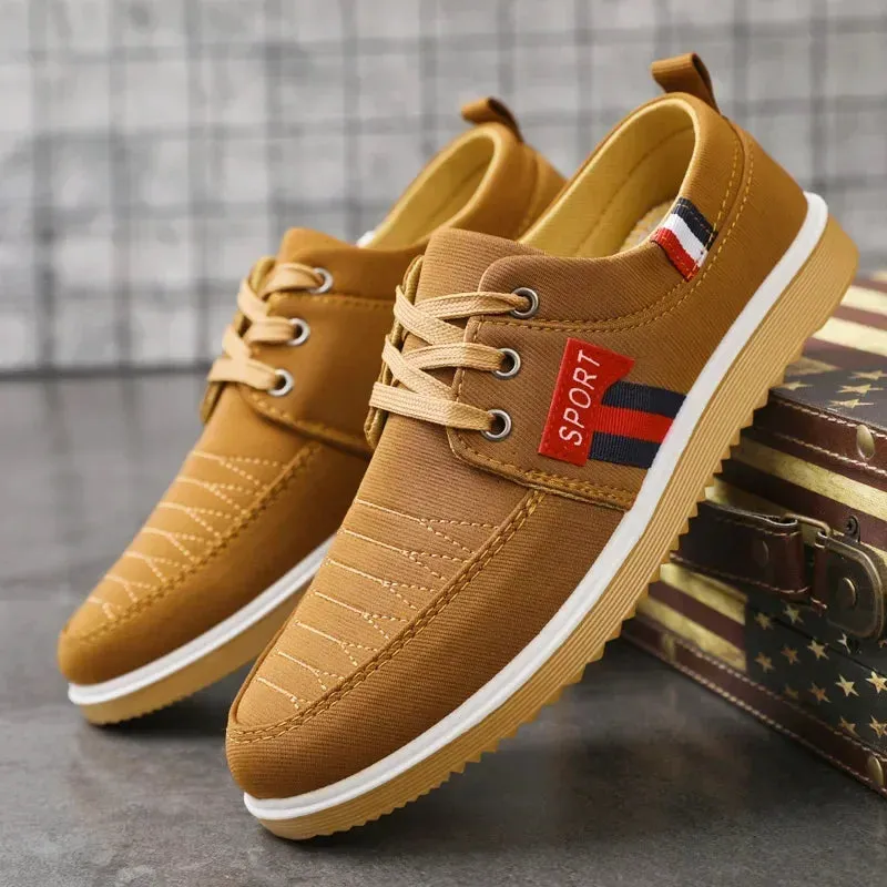 Men's Canvas Lace Up Sports Shoes