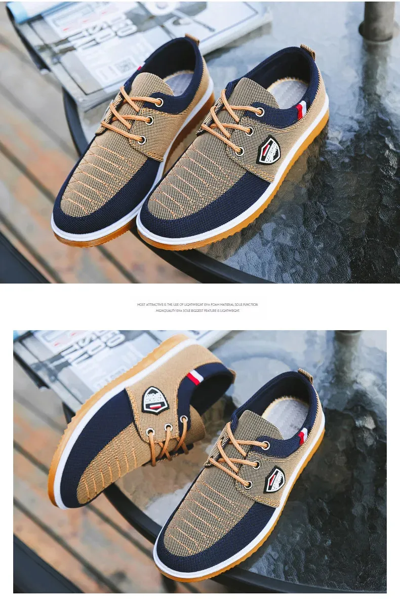 Men's Canvas Lace Up Sports Shoes