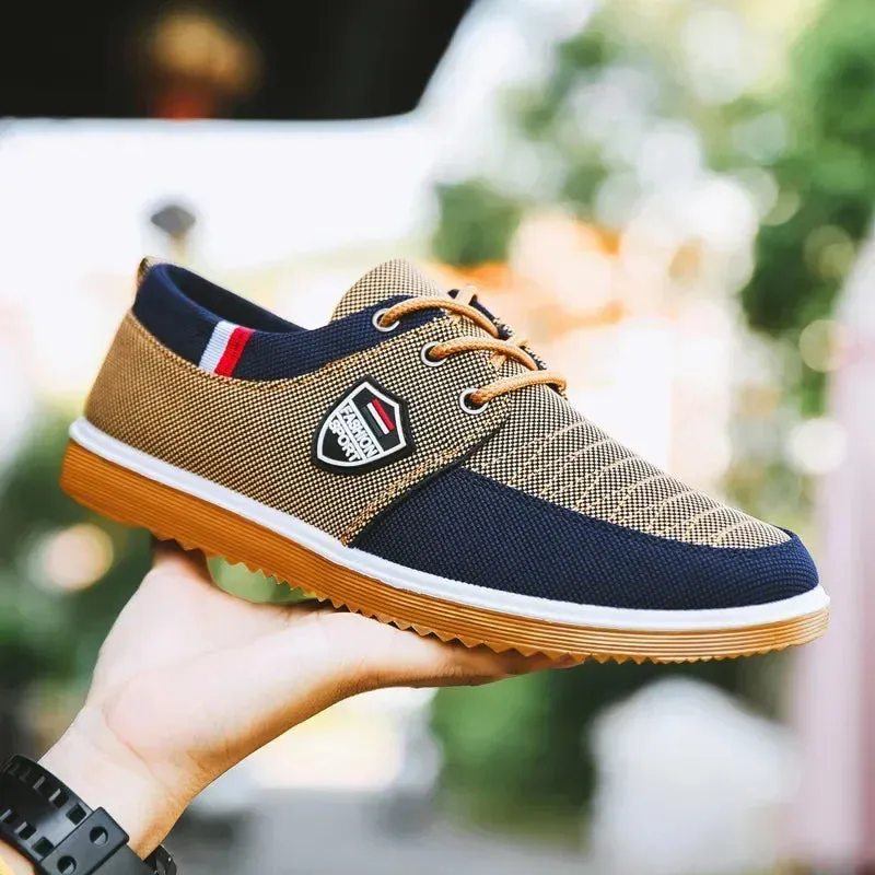 Men's Canvas Lace Up Sports Shoes