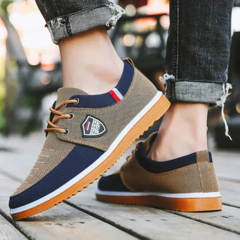 Men's Canvas Lace Up Sports Shoes
