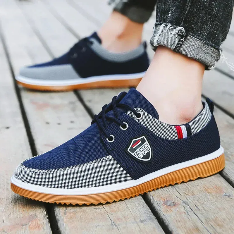 Men's Canvas Lace Up Sports Shoes