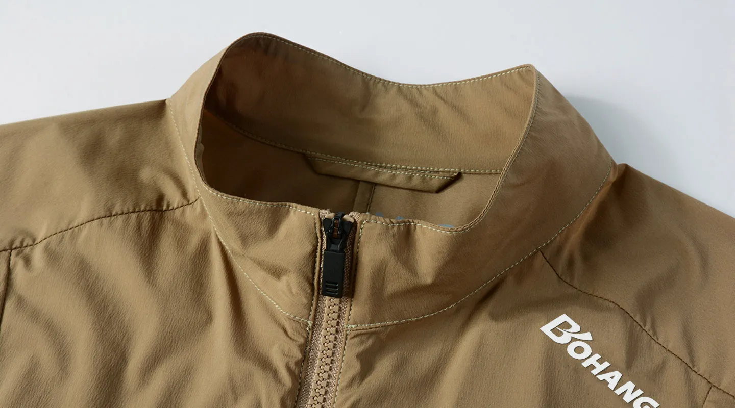 MEN'S classic Lightweight Jacket NCWJK013 Gray Coffee