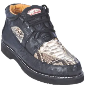 Men’s Los Altos Python With Ostrich Casual Shoes