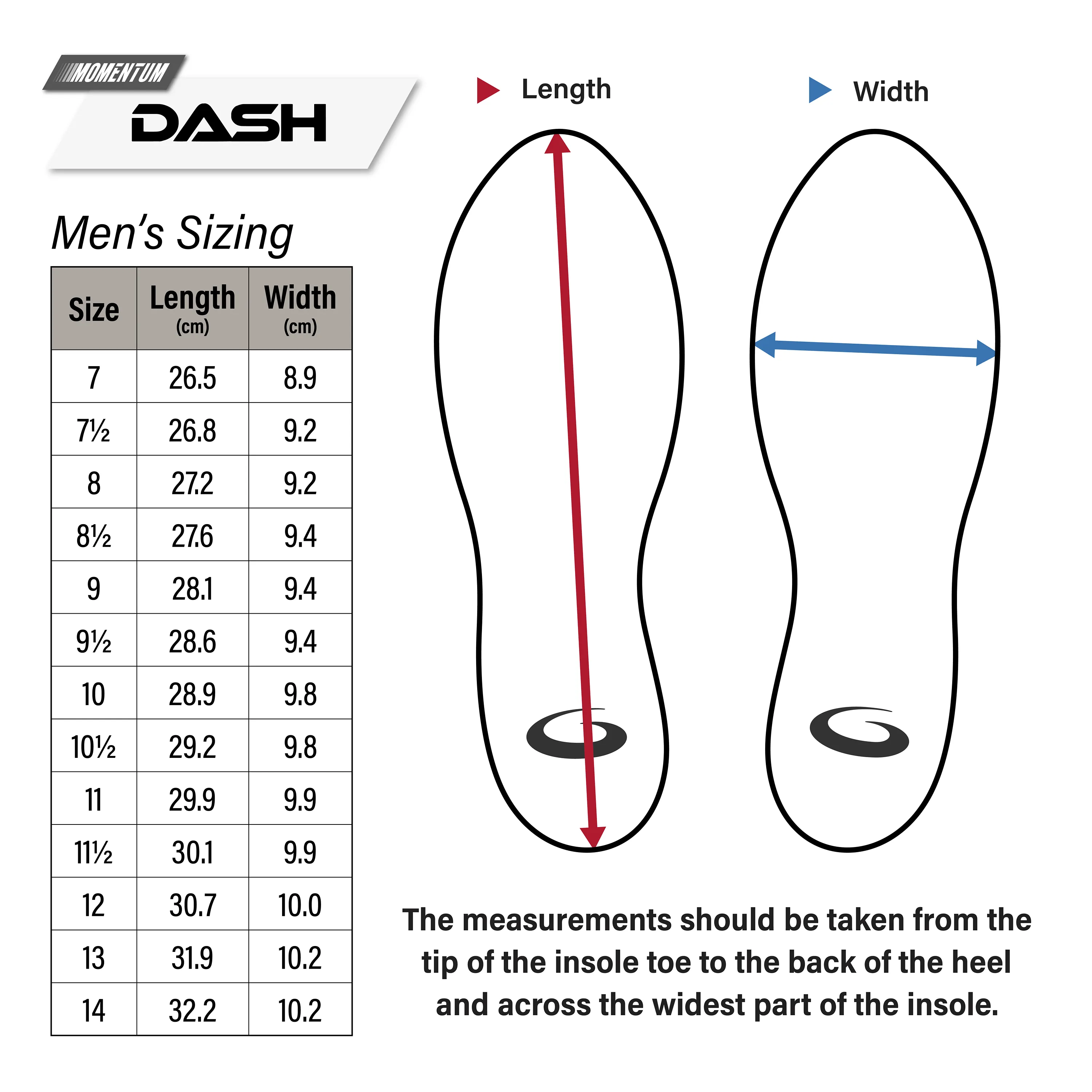 Men's Momentum Dash Curling Shoes Right & Left Handed