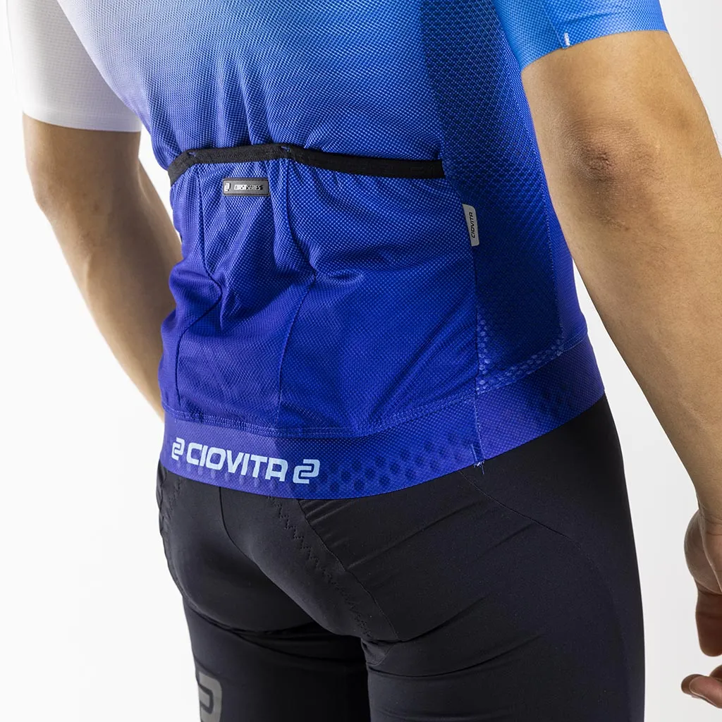 Men's Punto Corsa Race Fit 2.0 Jersey (Blue)