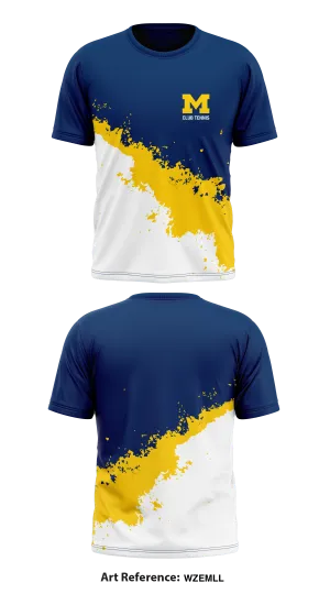 Michigan Club Tennis  Store 1 Core Men's SS Performance Tee - WzemLL