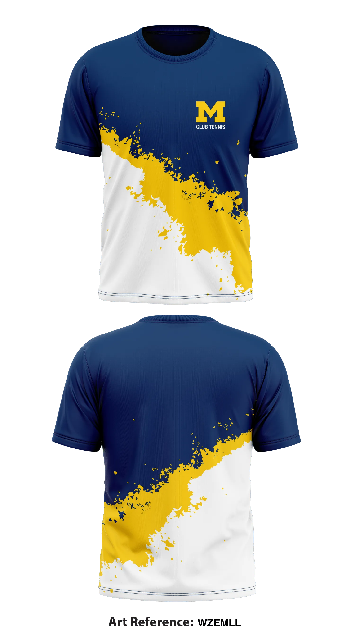 Michigan Club Tennis  Store 1 Core Men's SS Performance Tee - WzemLL