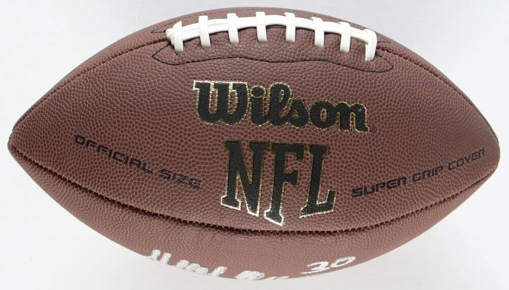 Mike Brown Signed Chicago Bears Wilson NFL Football (PSA) All Pro Safety