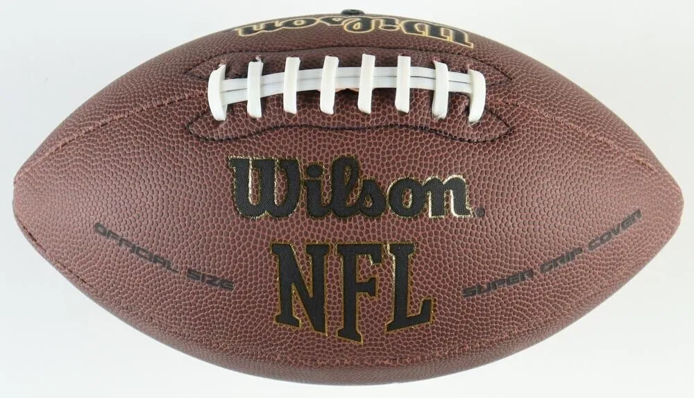 Mike Singletary Signed Chicago Bears Official NFL Football (Beckett) HOF LB