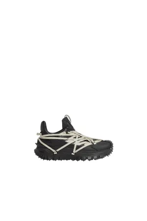 MONCLER   RICK OWENS | MENS TRAILGRIP MEGALACE LEATHER SNEAKERS