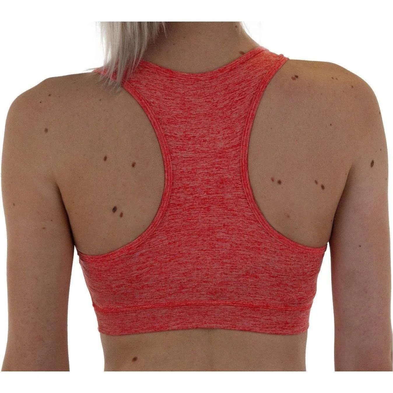 More Mile Train To Run Womens Running Crop Top - Orange