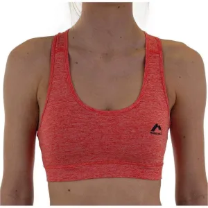 More Mile Train To Run Womens Running Crop Top - Orange