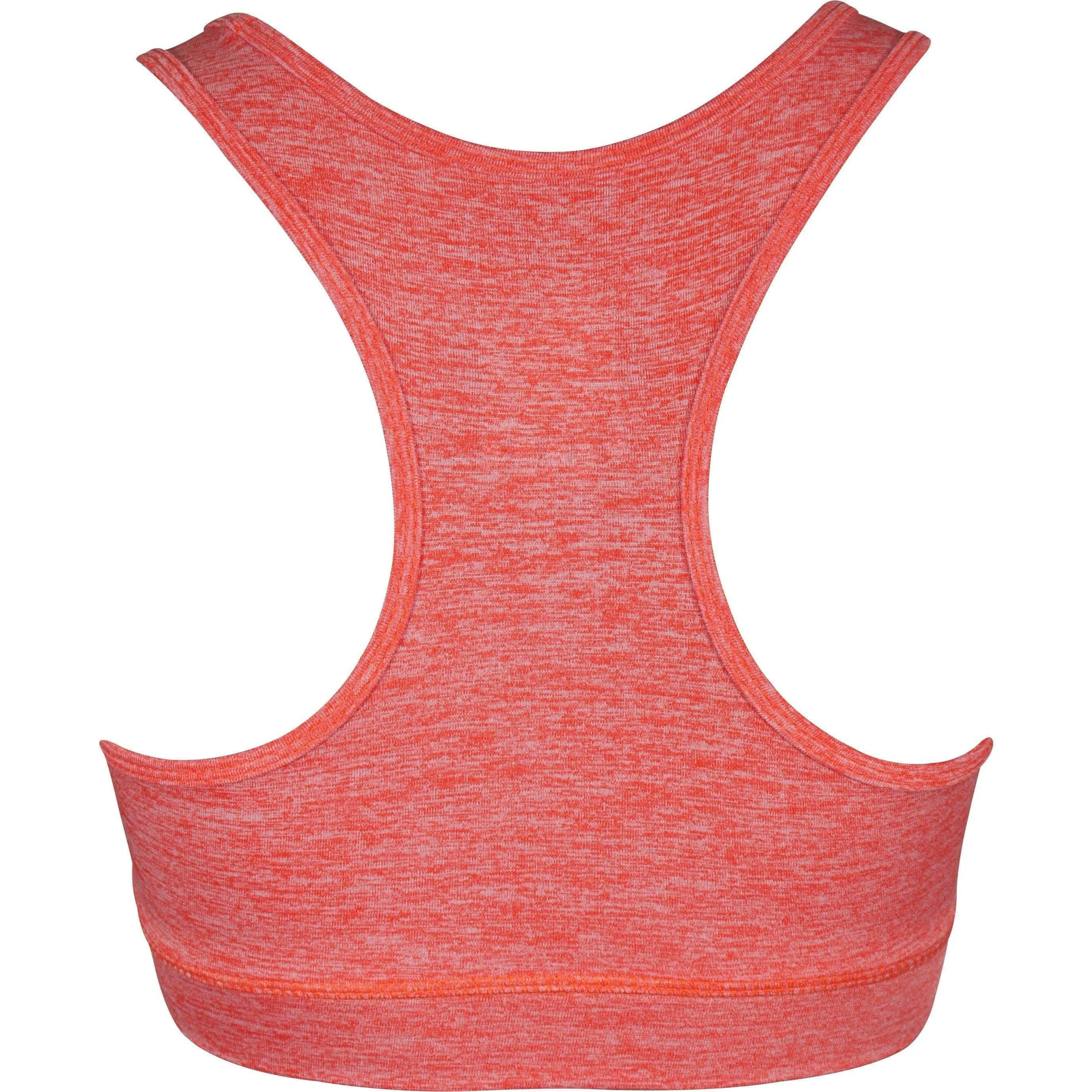 More Mile Train To Run Womens Running Crop Top - Orange