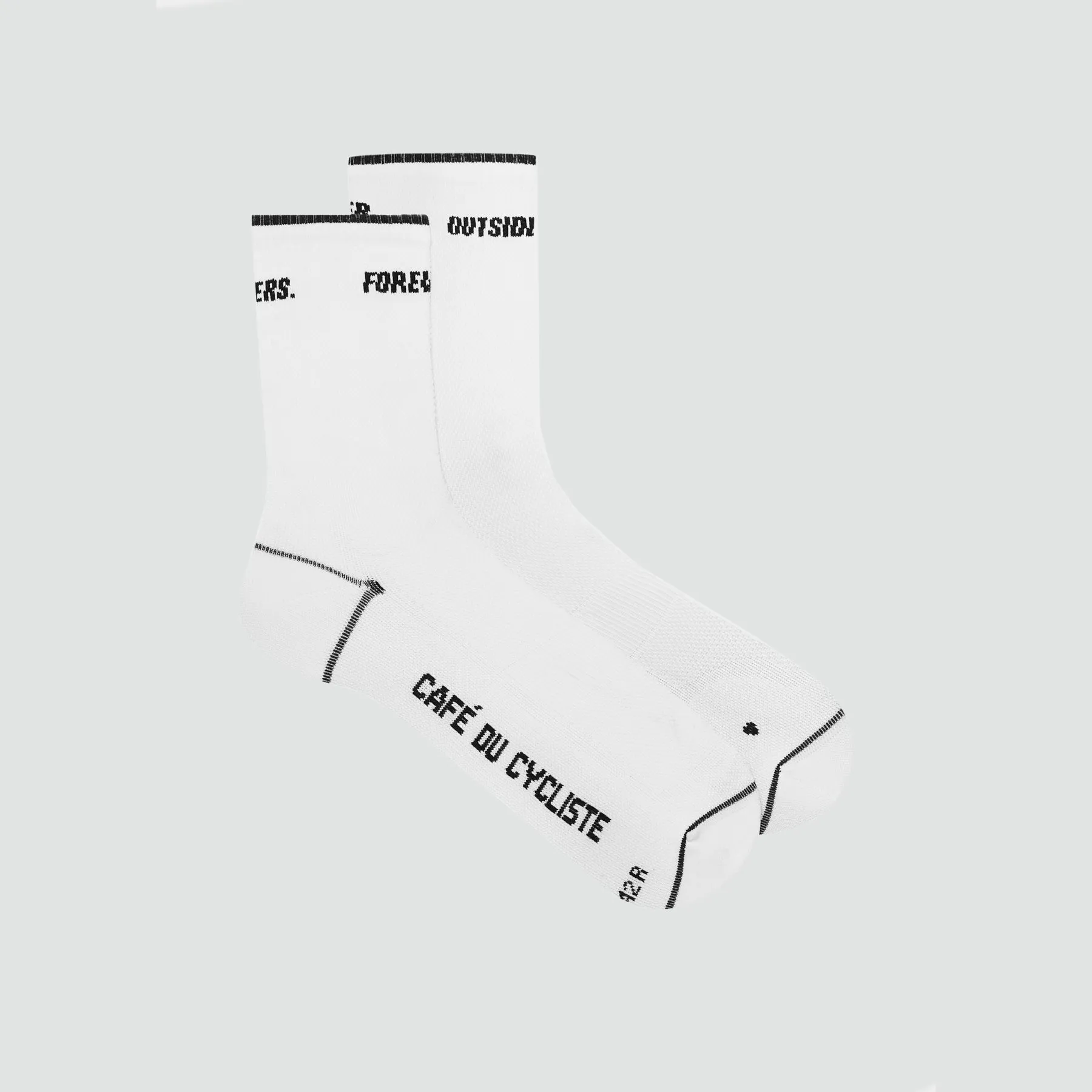 Motto Summer Socks - Black On White