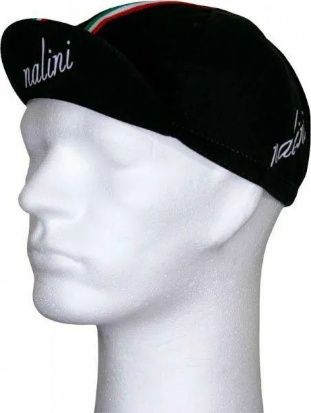 Nalini Pro Retro Cycling Cap / Casquette - Classic Style - Black Or White