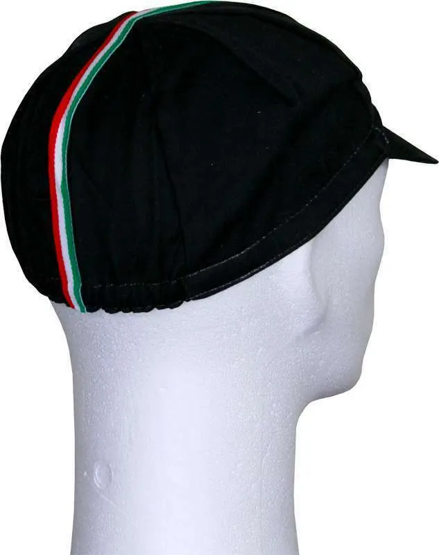 Nalini Pro Retro Cycling Cap / Casquette - Classic Style - Black Or White
