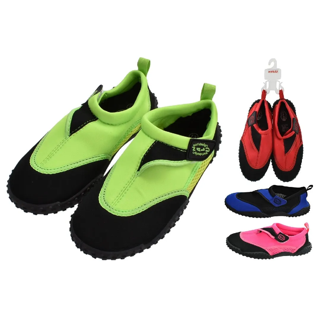 Nalu Aqua Shoes Size 12 Kids - 1 Pair Assorted Colours
