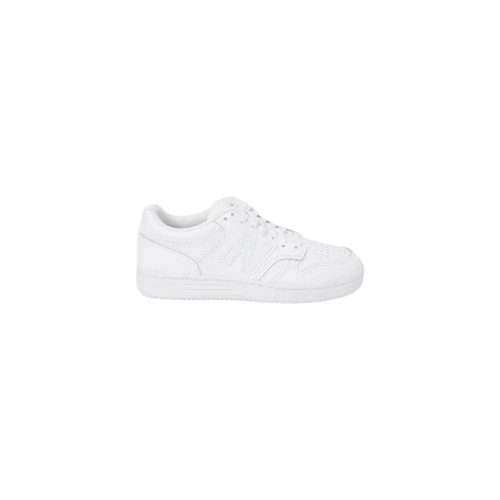 New Balance White Leather Sneaker