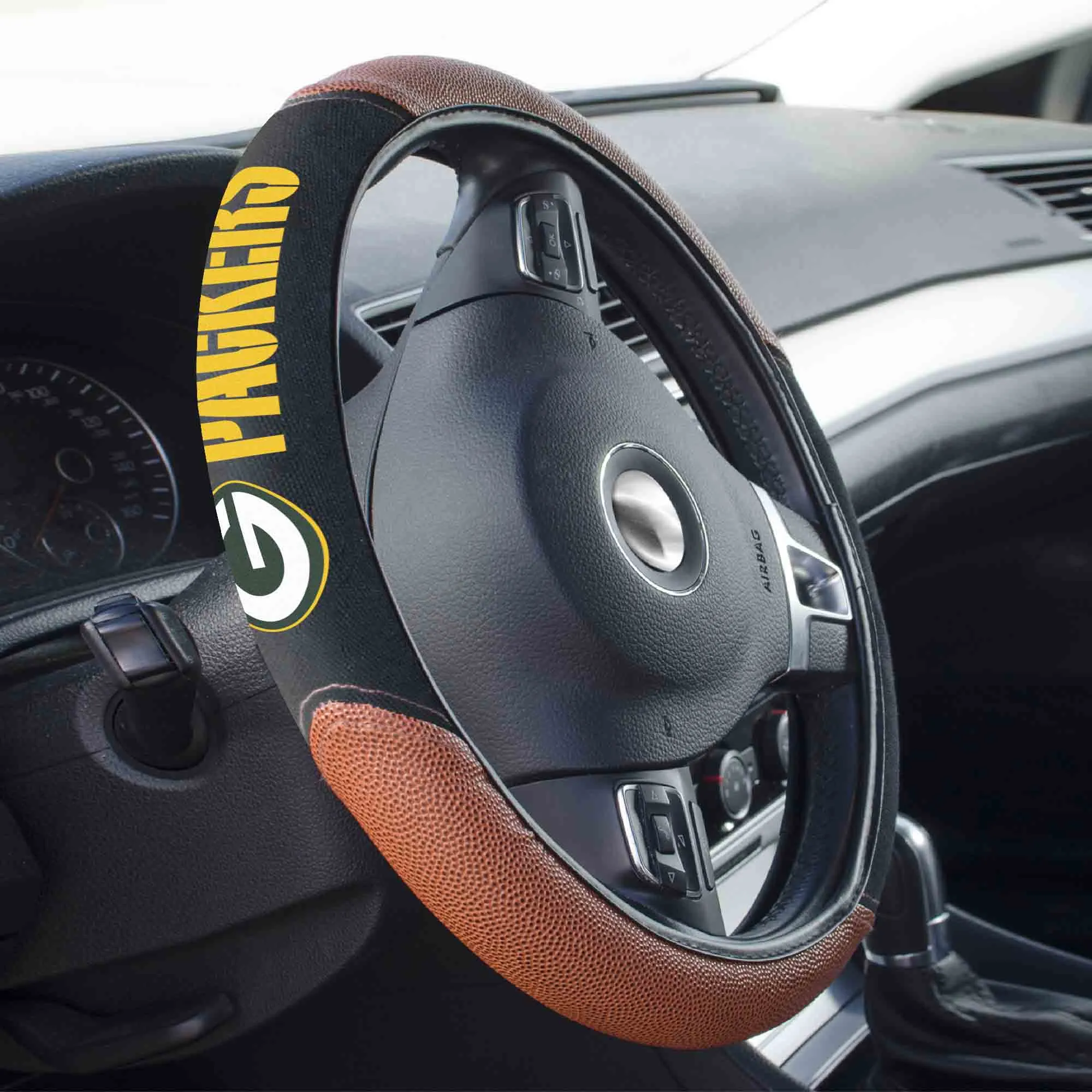 NFL - Green Bay Packers Sports Grip Steering Wheel Cover