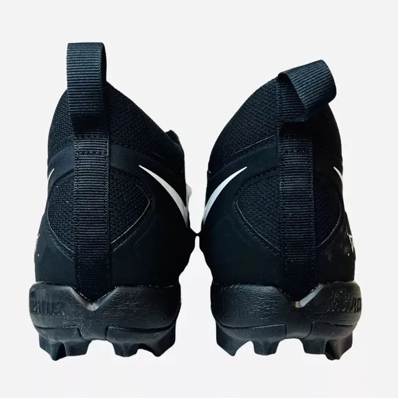 Nike Alpha Menace 3 Shark Football Cleat Black/White CV0582-001 Men's Size 15