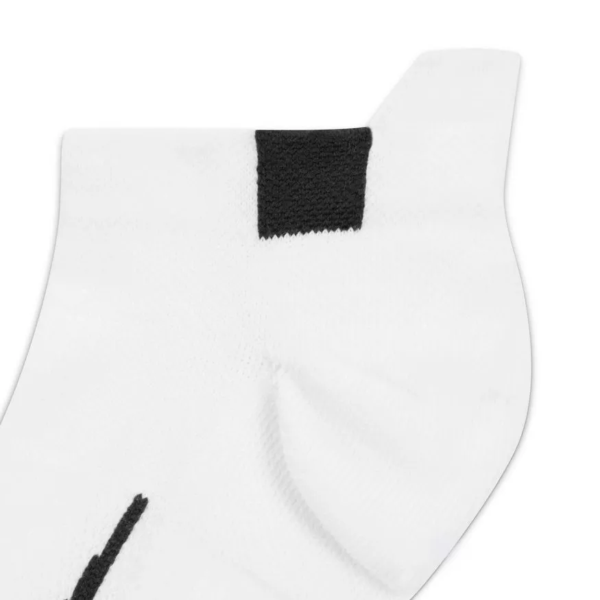 Nike Court Multiplier Cushioned Low Socks 2 Pack (White/Black)