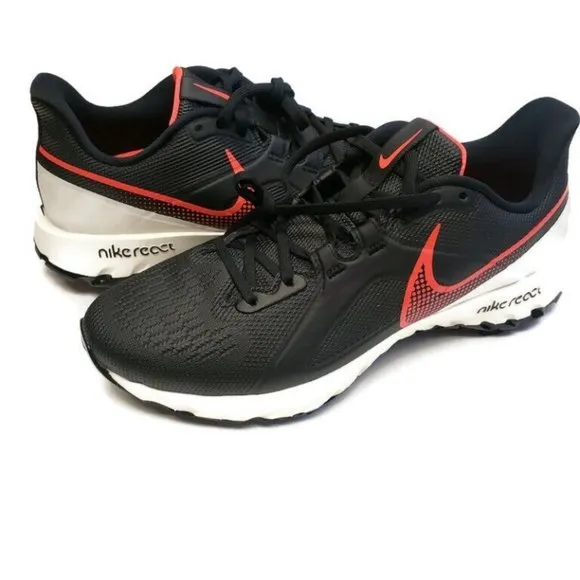 Nike React Infinity Pro Golf Shoes Mens Size 8.5 Black Crimson Sail CT6620-002