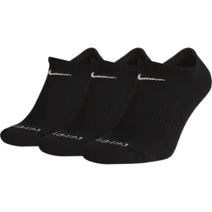 Nike SB Everyday Plus Cushion Training No-Show Socks 3-Pack - Black