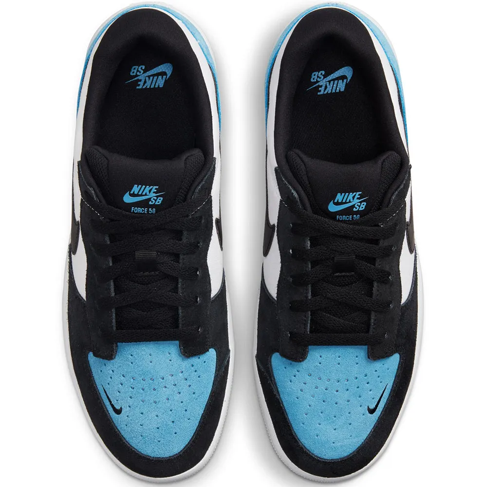 Nike SB Force 58 Shoes Dutch Blue/Black-White