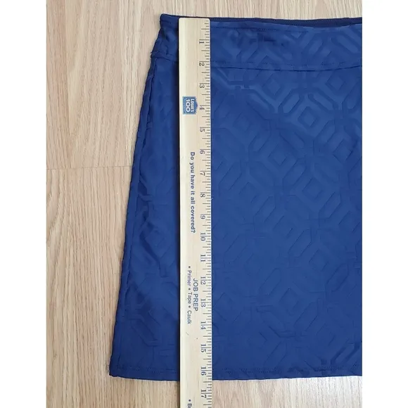 NWT Jude Connally Fern jacquard skort grand links navy sports golf tennis preppy