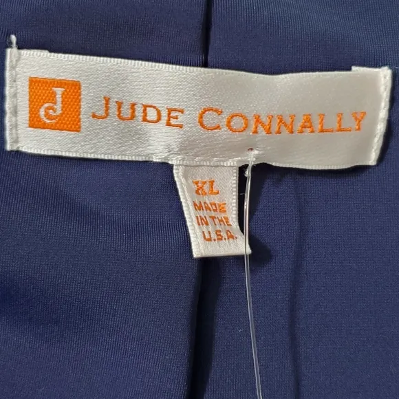 NWT Jude Connally Fern jacquard skort grand links navy sports golf tennis preppy