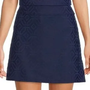 NWT Jude Connally Fern jacquard skort grand links navy sports golf tennis preppy