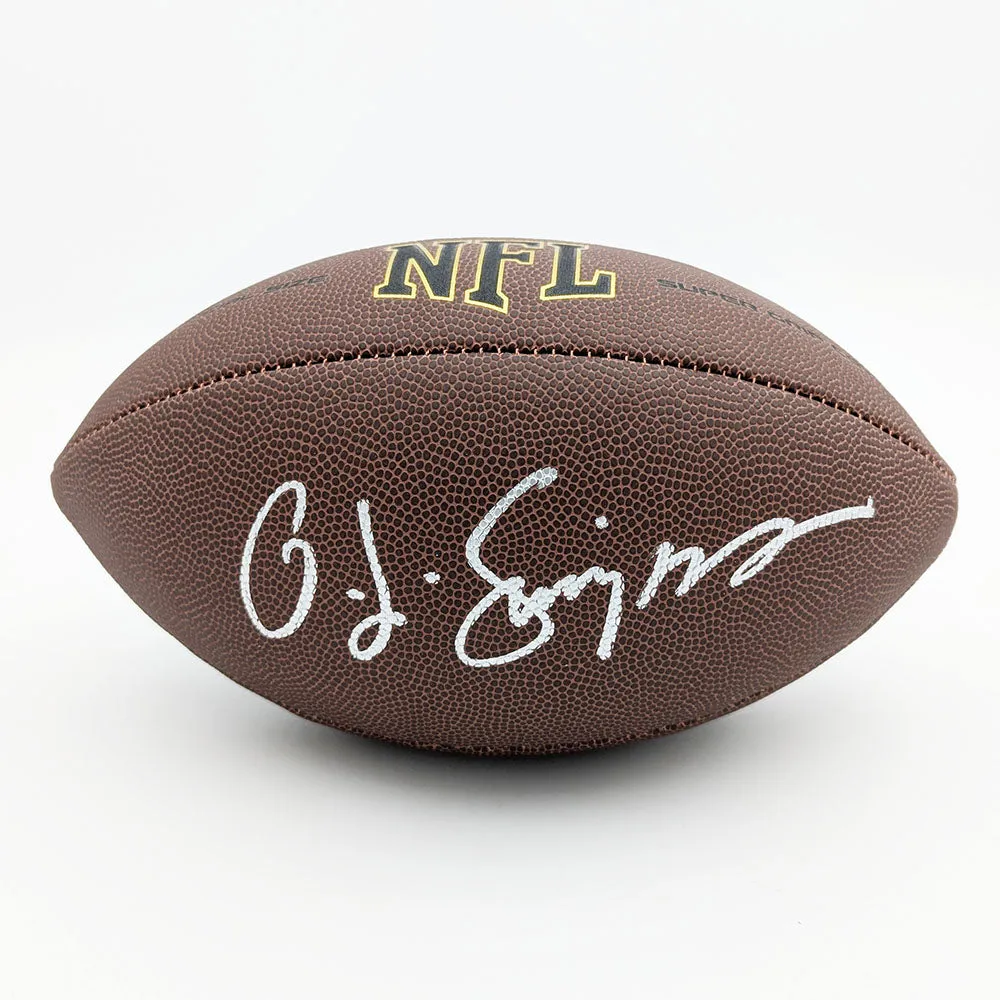 O.J. Simpson (deceased) Autographed Wilson Super Grip Full-Size NFL Football