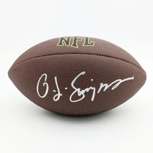 O.J. Simpson (deceased) Autographed Wilson Super Grip Full-Size NFL Football