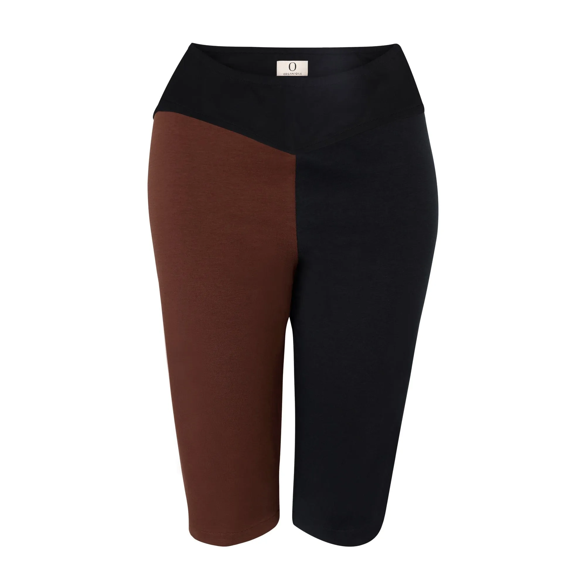 Organic Cotton Cycling Shorts |  Black & Brown
