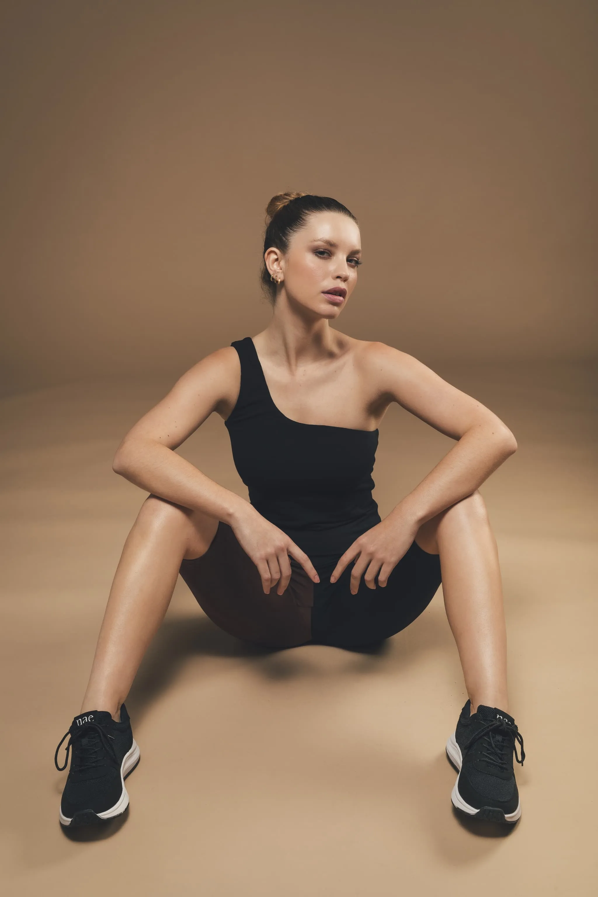 Organic Cotton Cycling Shorts |  Black & Brown