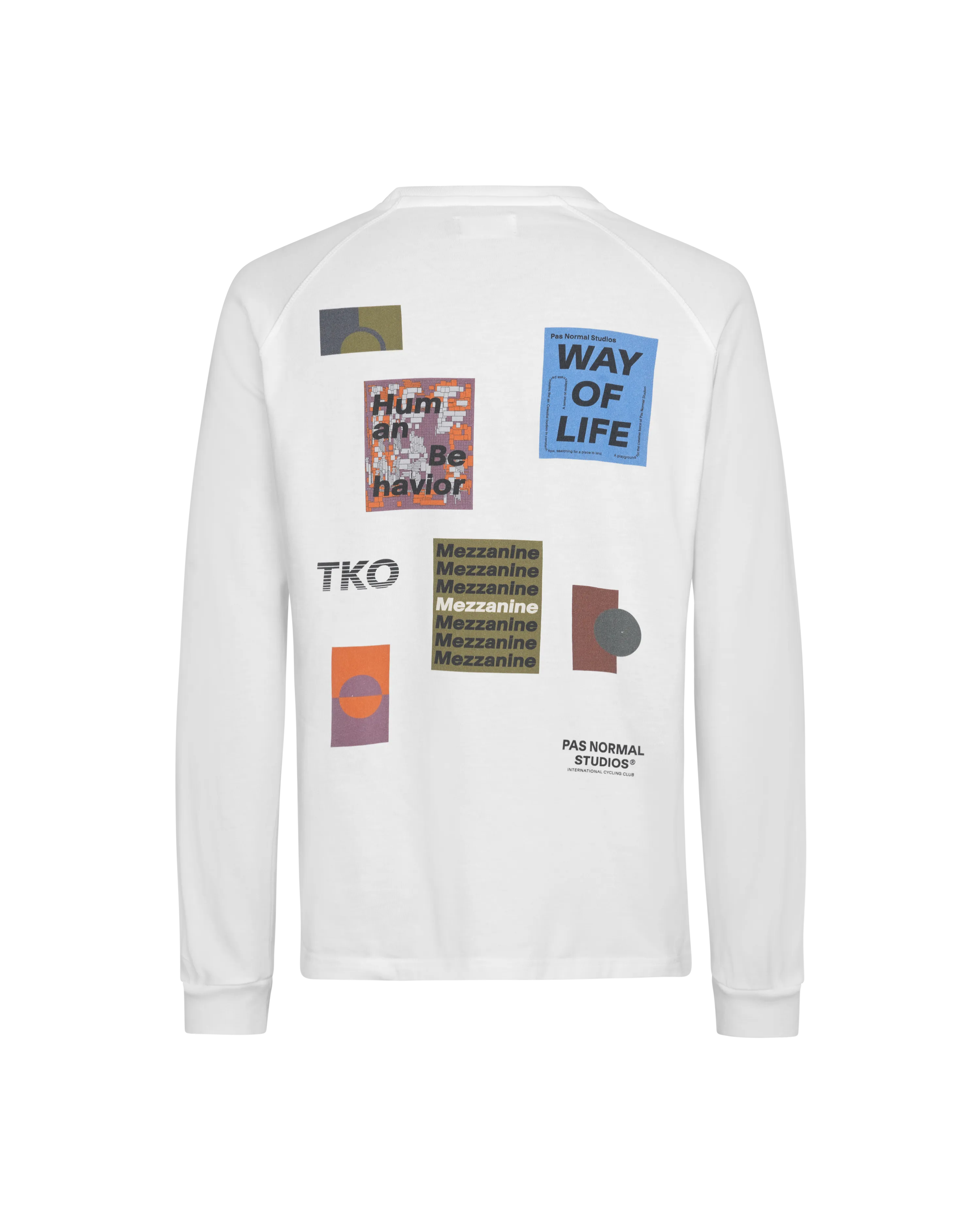 Pas Normal Studios - TKO Off-Race Long Sleeve T-Shirt - White