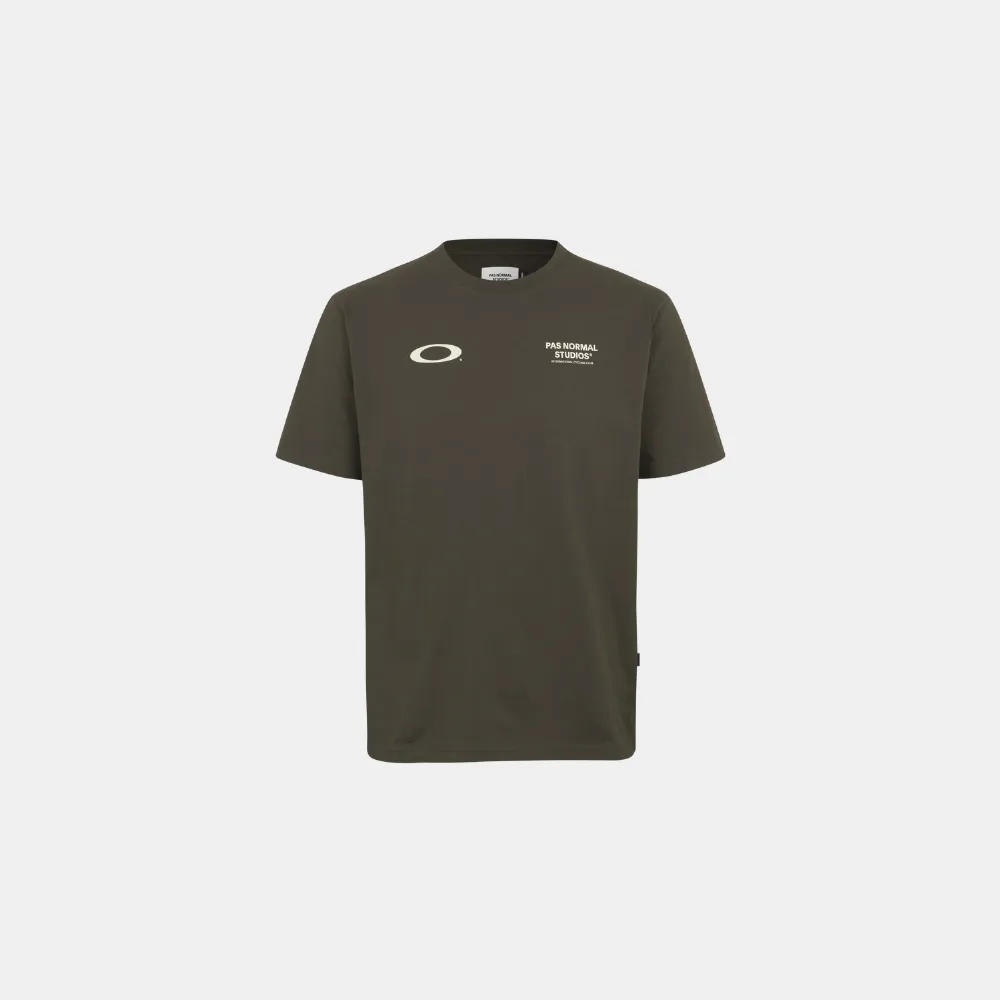 Pas Normal Studios x Oakley Off-Race T-Shirt - Black Olive