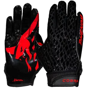 Phenom Elite Football Gloves - VPS4 - Black Cobra Skin