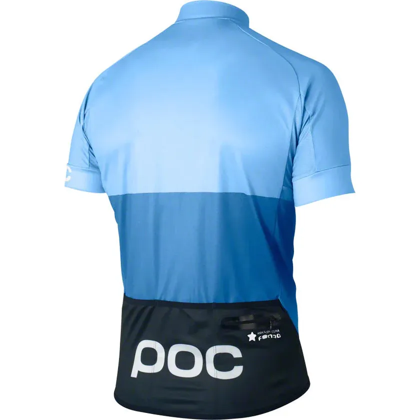 POC Fondo Classic Men's Cycling Jersey - Seaborgium Multi Blue