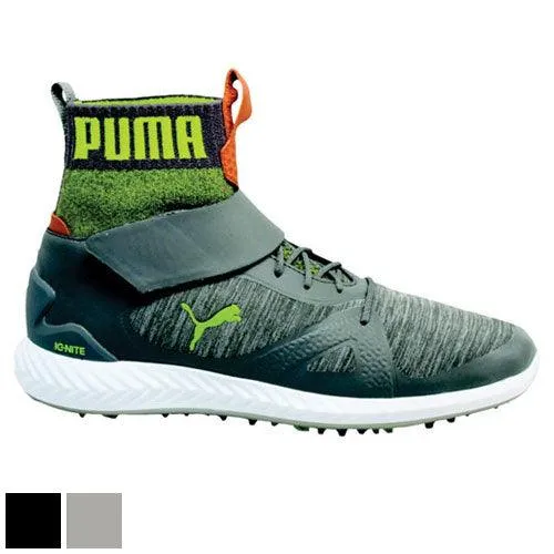 Puma IGNITE PWRADAPT Hi-Top Golf Shoes 9.5 Gray Violet/Puma Silver (189932