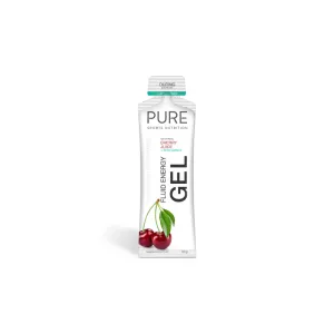 PURE Sports Nutrition Energy Gel 50g - Cherry Caffeine (Single Serving)