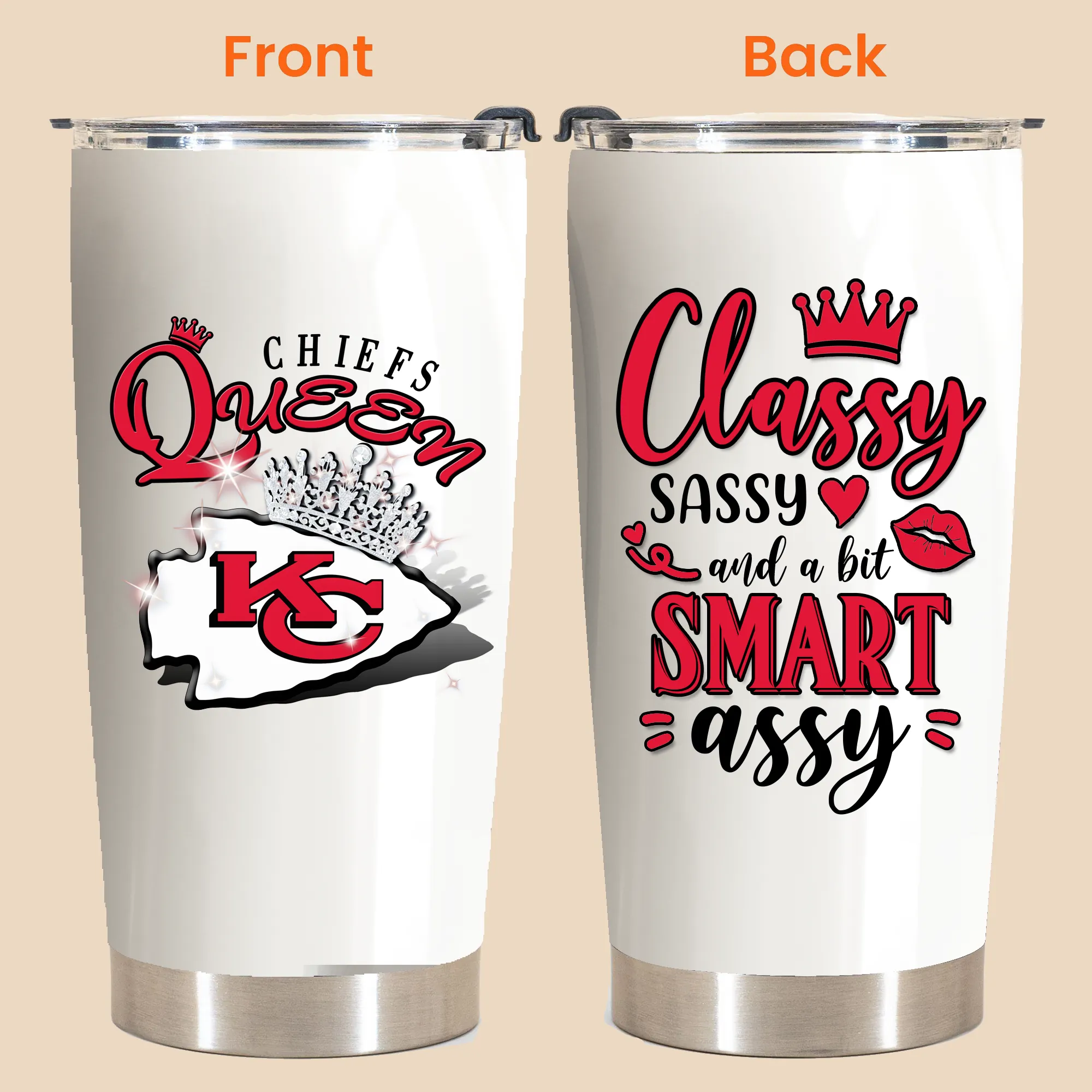 Queen - Kansas City Football Tumbler