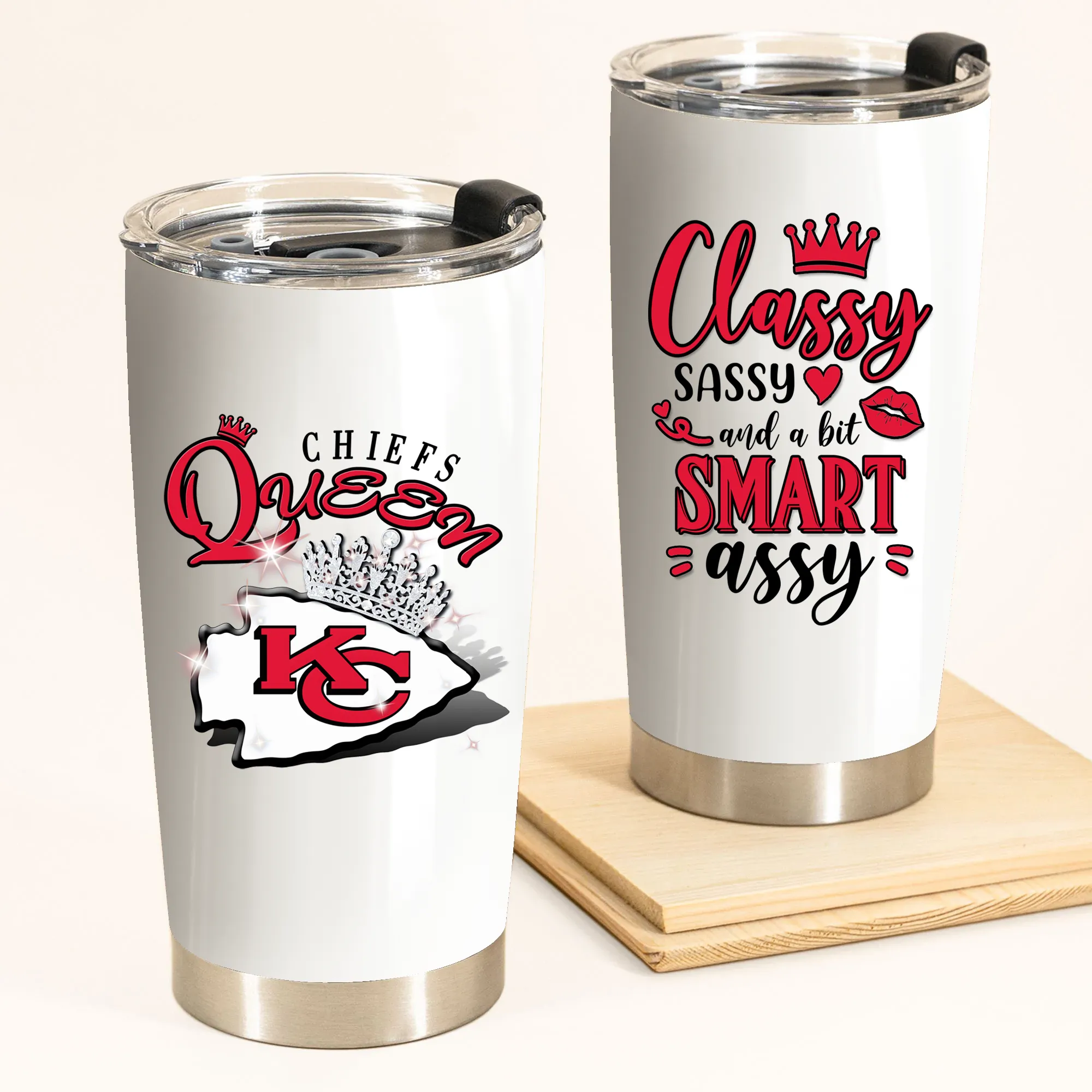 Queen - Kansas City Football Tumbler