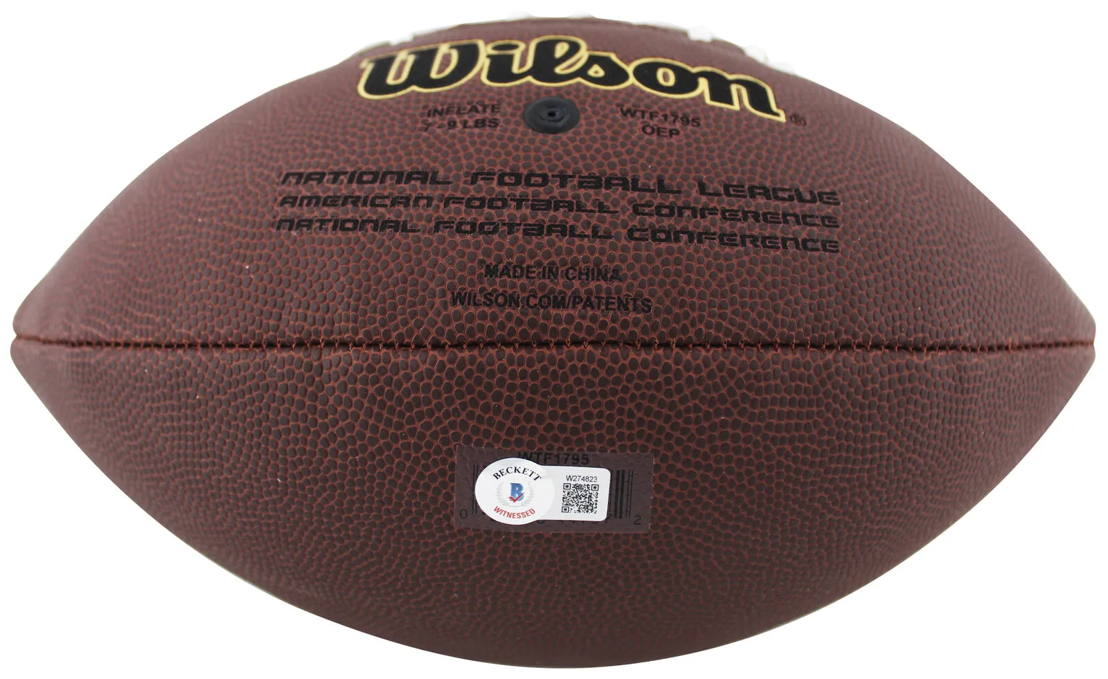 Raiders Michael Mayer Signed Wilson Super Grip Nfl Football BAS Witnessed