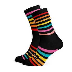 Rainbow Cycling Socks Medium