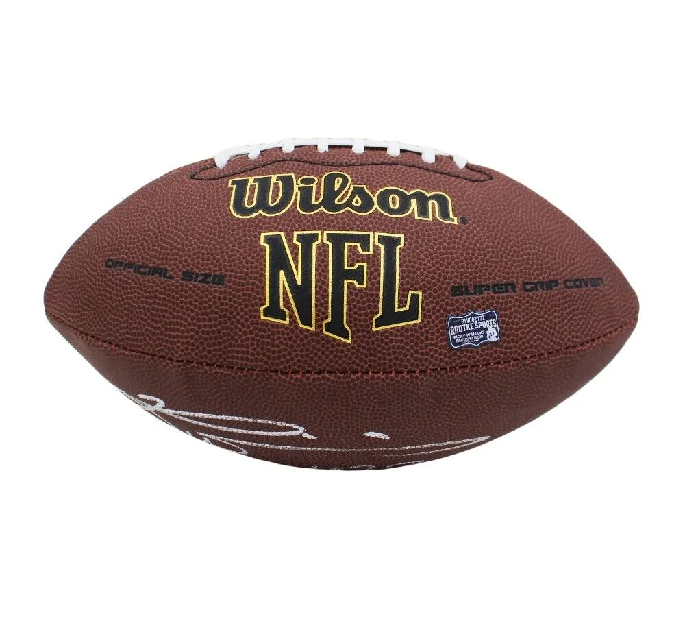 Ricky Williams Signed Miami Dolphins Composite Leather Super Grip Football - 420