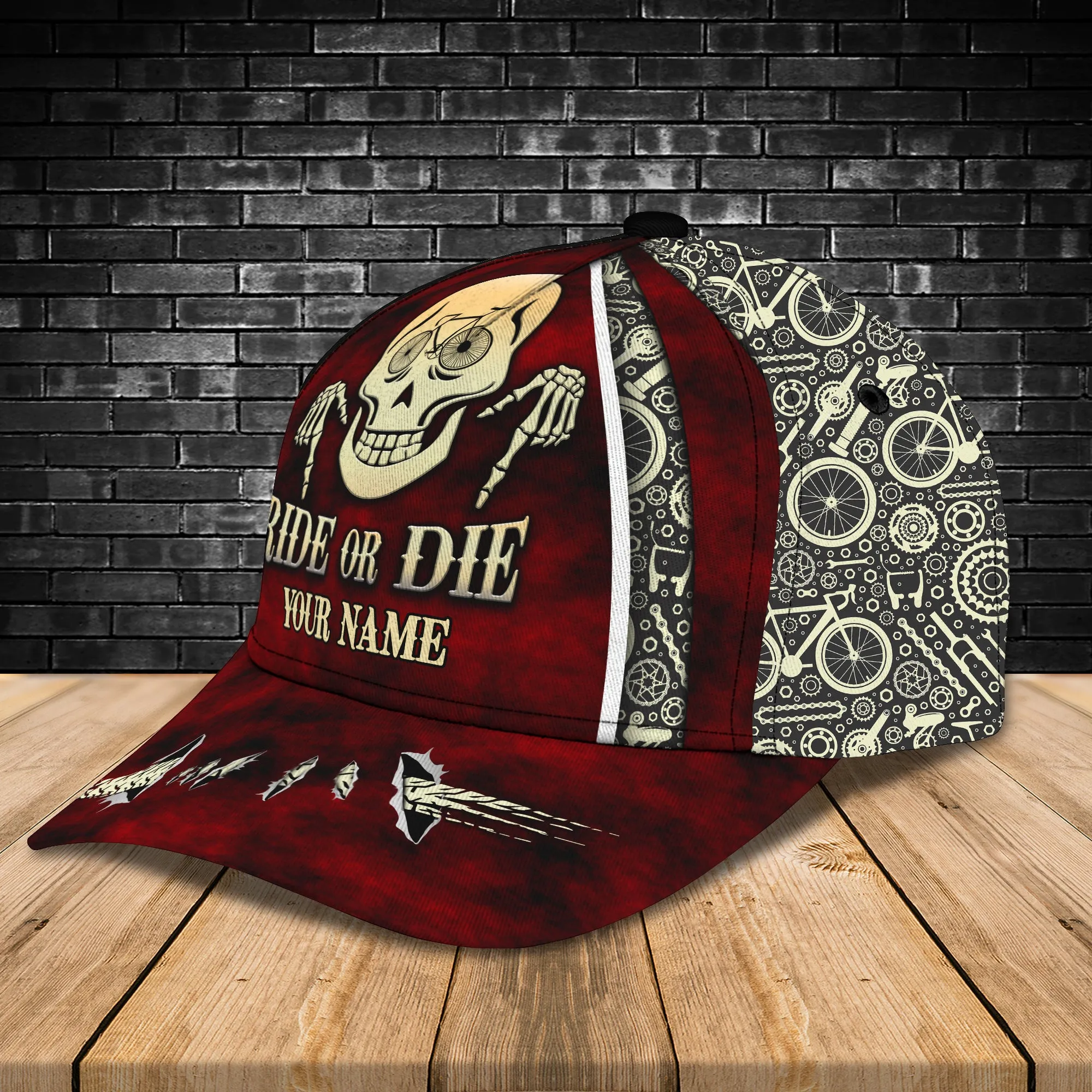 Ride Or Die - Personalized Name Cap - Loop - Nt168 - Ct034