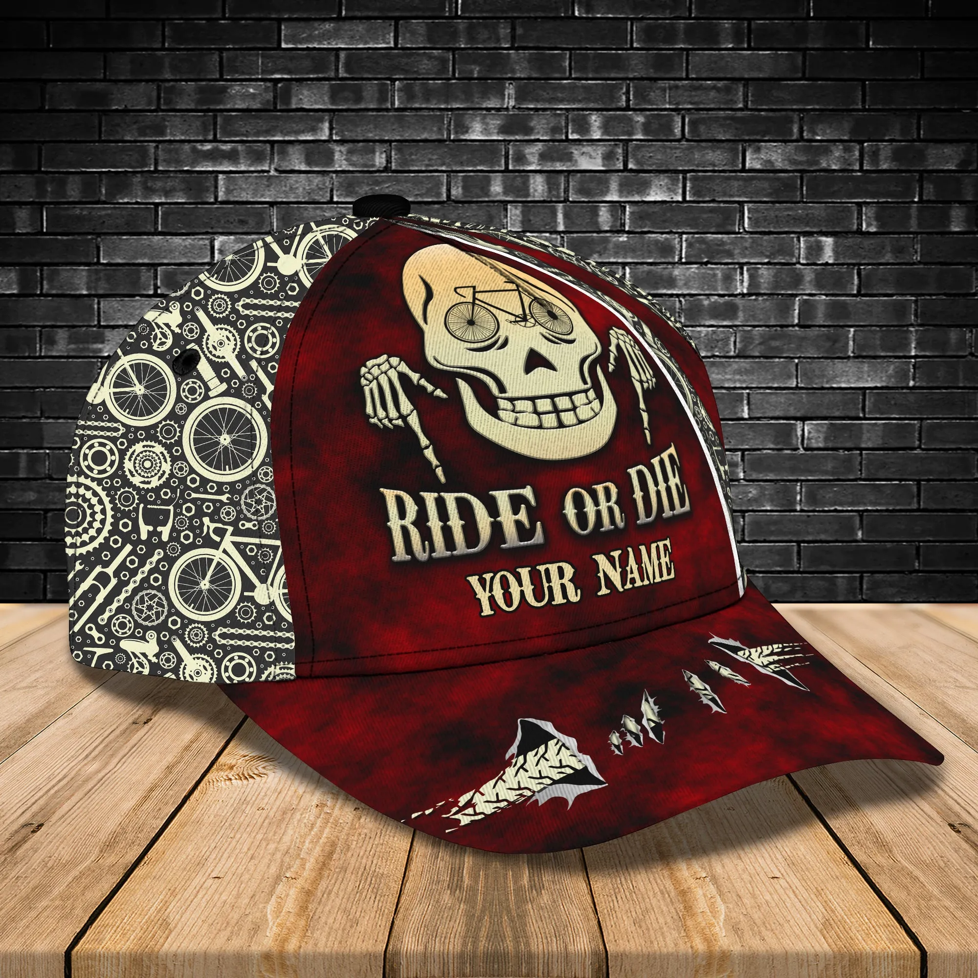 Ride Or Die - Personalized Name Cap - Loop - Nt168 - Ct034